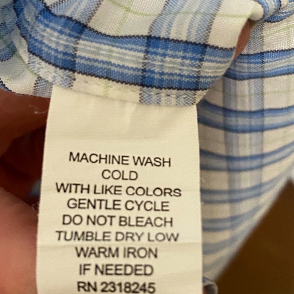 Vineyard Vines XXL Plaid Check Cotton Murray Long Sleeve Button Down Shirt - Picture 9 of 9